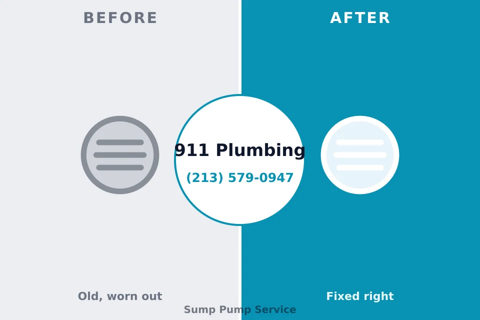 Before and after: plumbing repair Howland Center, OH